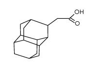 (3-diamantyl)acetic acid Structure