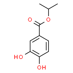 Benzoic acid, 3,4-dihydroxy-, 1-Methylethyl ester Structure