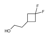 2-(3,3-difluorocyclobutyl)ethanol structure
