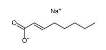 Sodium; (Z)-oct-2-enoate Structure