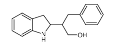 2-(2,3-dihydro-1H-indol-2-yl)-3-phenylpropan-1-ol Structure