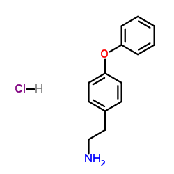 2-(4-苯氧苯基)乙胺盐酸盐结构式