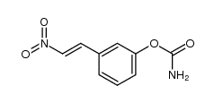 3-(2-nitrovinyl)phenyl carbamate结构式