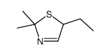 5-ethyl-2,2-dimethyl-5H-1,3-thiazole结构式