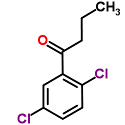 1-(2,5-Dichlorophenyl)-1-butanone结构式