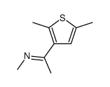 1-(2,5-dimethylthiophen-3-yl)-N-methylethanimine结构式