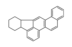 9b,10,11,12,13,13a-Hexahydroindeno(1,2,3-hi)chrysene Structure