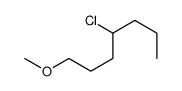 4-chloro-1-methoxyheptane Structure