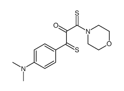 1-[4-(dimethylamino)phenyl]-3-morpholin-4-yl-1,3-bis(sulfanylidene)propan-2-one Structure