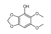5,6-dimethoxy-1,3-benzodioxol-4-ol结构式