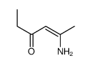 5-aminohex-4-en-3-one Structure