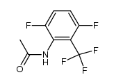 N-[3,6-difluoro-2-(trifluoromethyl)phenyl]acetamide Structure