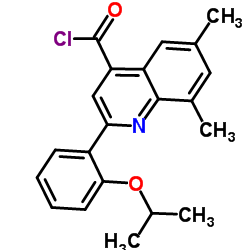 2-(2-Isopropoxyphenyl)-6,8-dimethyl-4-quinolinecarbonyl chloride图片