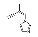 2-Propenenitrile,3-(1H-imidazol-1-yl)-2-methyl-,(Z)-(9CI) structure