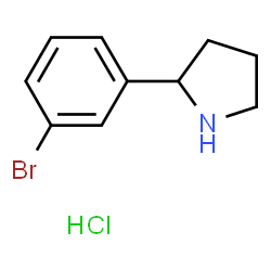 2-(3-Bromophenyl)pyrrolidine hydrochloride picture