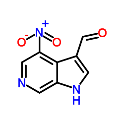 4-Nitro-1H-pyrrolo[2,3-c]pyridine-3-carbaldehyde Structure