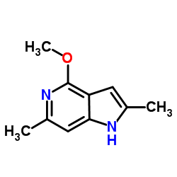 2,6-Dimethyl-4-Methoxy-5-azaindole structure