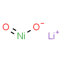 Lithium nickel oxide (LiNiO2) structure
