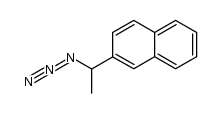 1-(2-napthyl)ethyl azide Structure