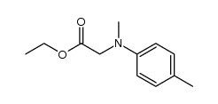 N-(4-methylphenyl)-N-methylglycine ethyl ester Structure