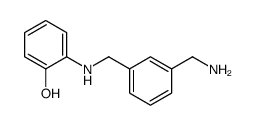 2-[[3-(aminomethyl)phenyl]methylamino]phenol Structure