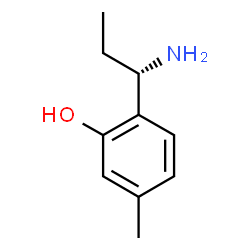 2-((1S)-1-AMINOPROPYL)-5-METHYLPHENOL Structure