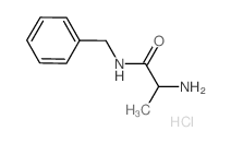 2-氨基-N-苄基丙酰胺盐酸盐结构式