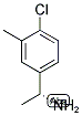 (R)-1-(4-CHLORO-3-METHYLPHENYL)ETHANAMINE结构式