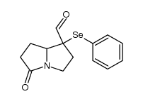 2-formyl-2-(phenylselenyl)-5-azabicyclo[3.3.0]octan-6-one Structure