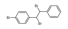 1,2-Dibrom-1-(4-bromphenyl)-2-phenylethan结构式