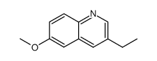 3-ethyl-6-methoxyquinoline结构式