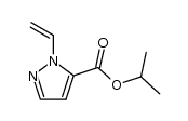 isopropyl 1-vinyl-1H-pyrazole-5-carboxylate Structure