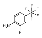 2-氟-4-(五氟硫代)苯胺结构式