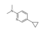 5-cyclopropyl-N,N-dimethylpyridin-2-amine Structure