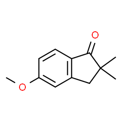 2,3-DIHYDRO-2,2-DIMETHYL-5-METHOXY-1H-INDEN-1-ONE结构式