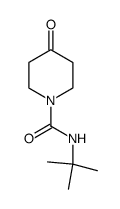 4-Oxo-piperidine-1-carboxylic acid tert-butylamide Structure