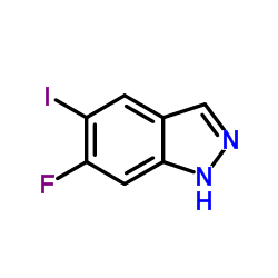 6-氟-5-碘-1H-吲唑结构式