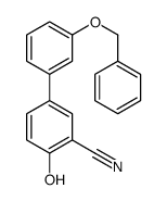 2-hydroxy-5-(3-phenylmethoxyphenyl)benzonitrile结构式