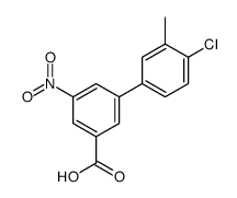 3-(4-chloro-3-methylphenyl)-5-nitrobenzoic acid结构式