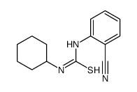 1-(2-cyanophenyl)-3-cyclohexylthiourea Structure