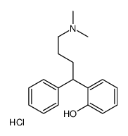 2-(4-(Dimethylamino)-1-phenylbutyl)phenol hydrochloride structure