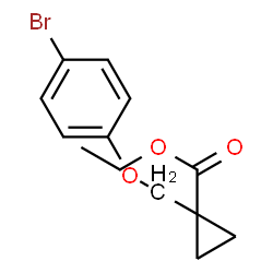 ethyl 1-((4-bromophenoxy)Methyl)cyclopropanecarboxylate Structure