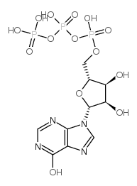 inosine 5'-(tetrahydrogen triphosphate) structure