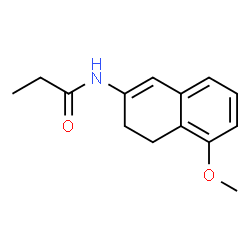 N-(3,4-二氢-5-甲氧基-2-萘基)丙酰胺结构式