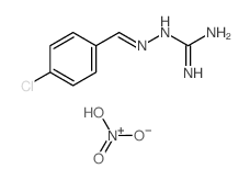 2-[(4-chlorophenyl)methylideneamino]guanidine; dihydroxy-oxo-azanium picture