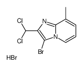 3-Bromo-2-dichloromethyl-8-Methyl-imidazo[1,2-a]pyridine hydrobromide structure