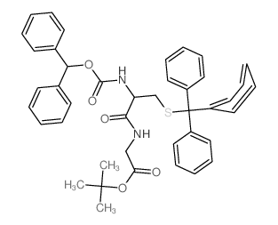 tert-butyl 2-[[2-(benzhydryloxycarbonylamino)-3-tritylsulfanyl-propanoyl]amino]acetate picture