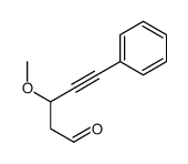 3-methoxy-5-phenylpent-4-ynal Structure
