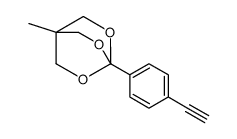 4-(4-ethynylphenyl)-1-methyl-3,5,8-trioxabicyclo[2.2.2]octane结构式