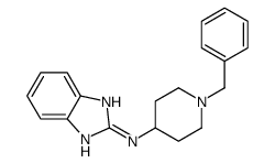 N-(1-benzylpiperidin-4-yl)-1H-benzimidazol-2-amine结构式